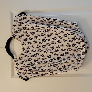 Express leopard crop top